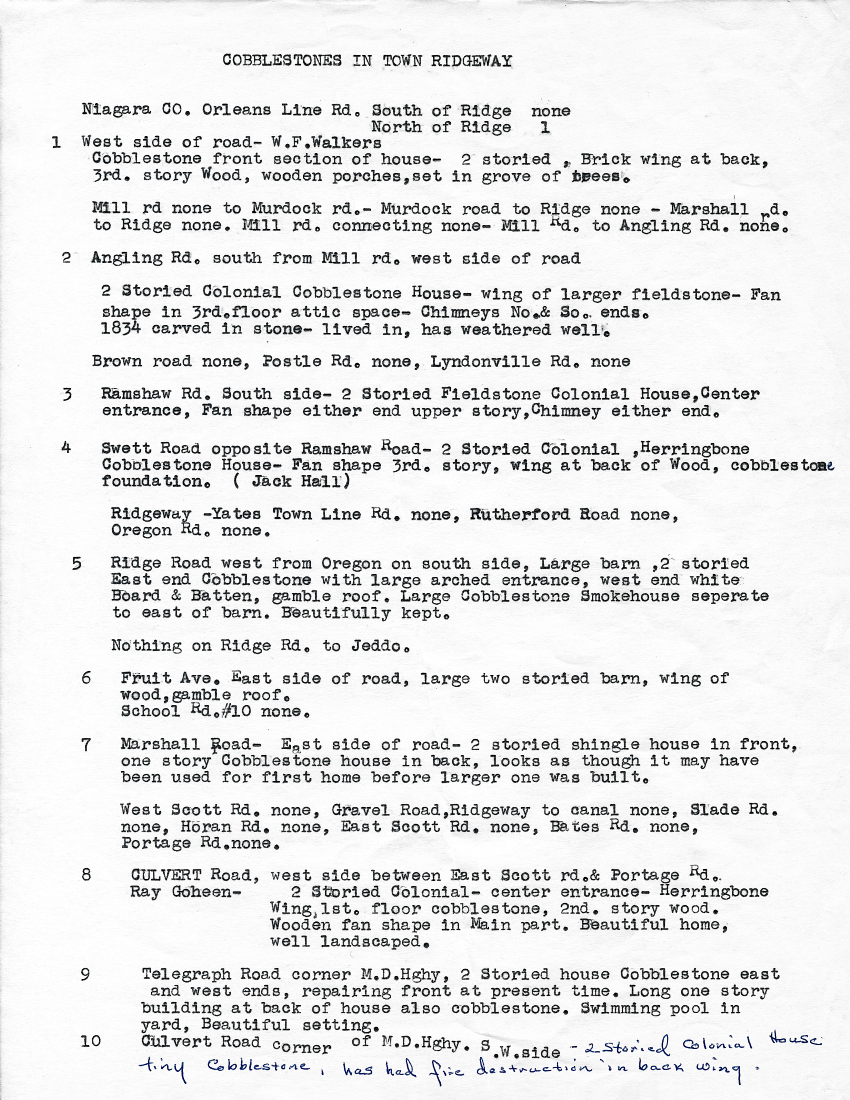 Ridgeway Cobblestones P1